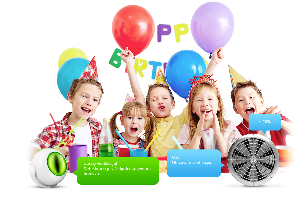 Fibaro senzor pokreta - obiteljska okupljanja - pametna kuća